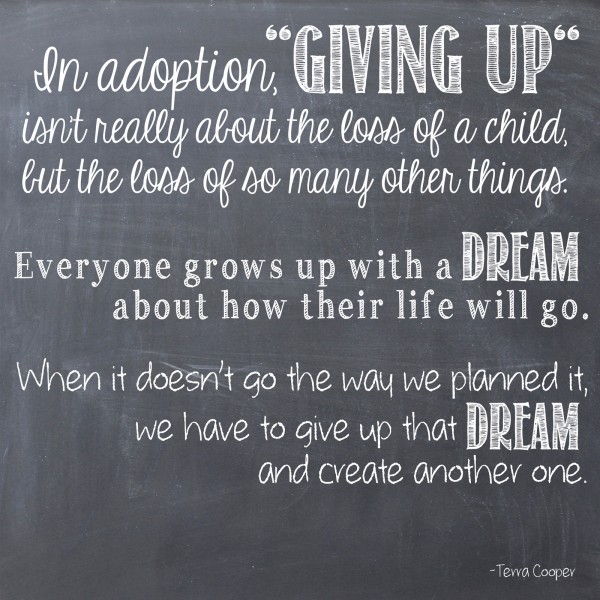 What is lost in adoption.