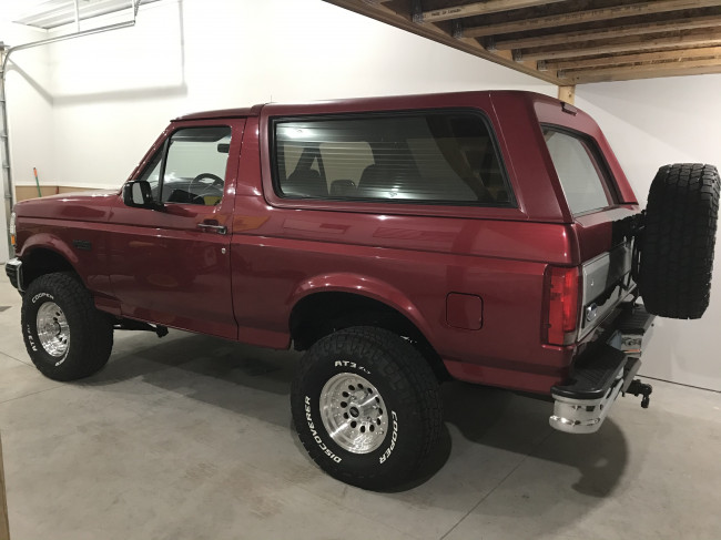 A Bronco has been Dave's dream car since he was around 10. It's also his favorite hobby. When I can't find him, chances are he is in the shop. 
