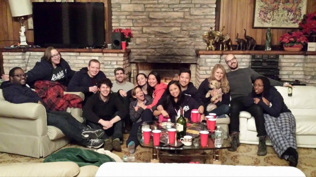 A winter weekend away with Brad's a cappella group
