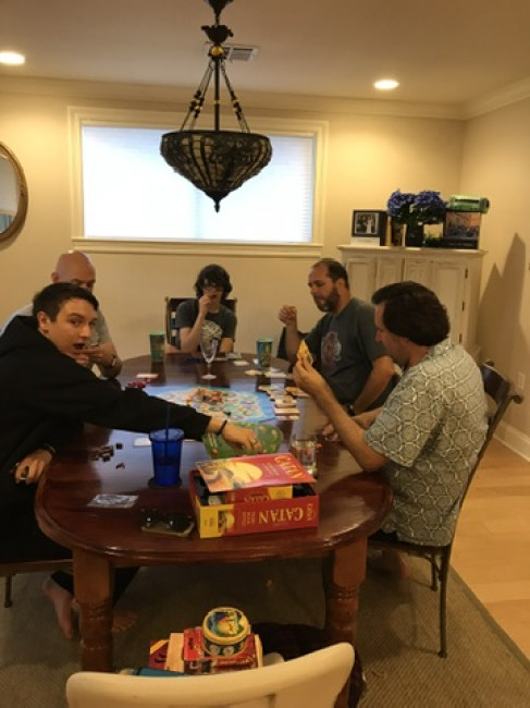 We recently started playing Catan a lot!