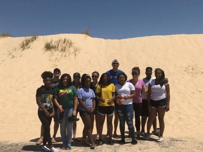 Sand dunes with the youngins