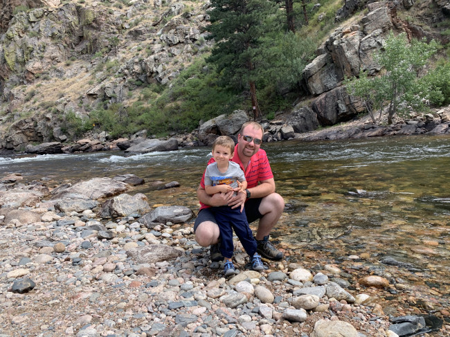 Colorado with Daddy is priceless!