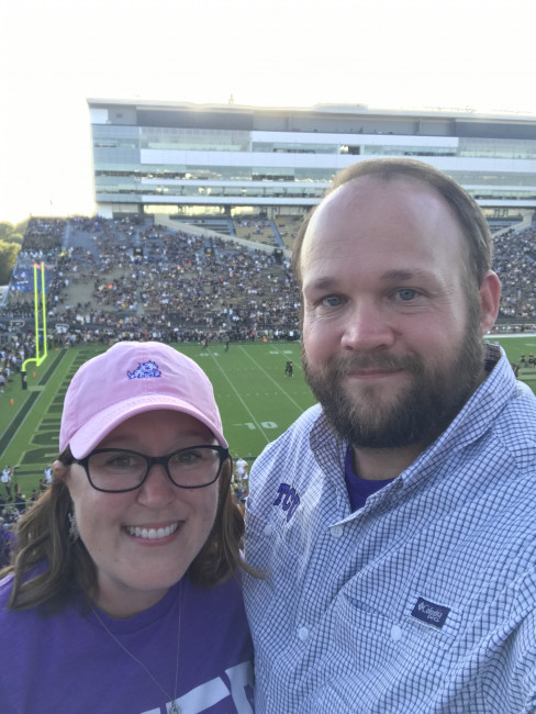 We traveled to Indiana to watch TCU play Purdue in football a few years ago! It was fun and TCU got the win!