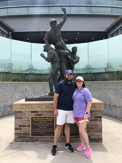 On the way home from Minnesota, we made a detour to see where they play the Baseball College World Series! 