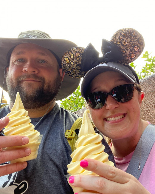 My first time having Dole whip and oh my, it was so good!