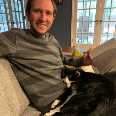 Snuggling on a Sunday morning while Calen reads a book. Snuggling on a Sunday morning while Calen reads a book.