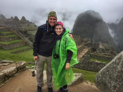 A very rainy day at Machu Picchu — but we made the best of it! A very rainy day at Machu Picchu — but we made the best of it!