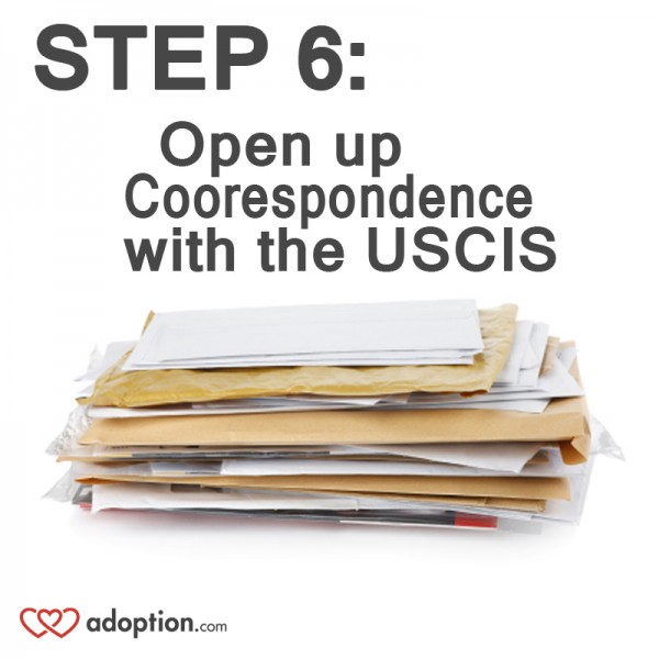 <b>Step Six: Open up a Correspondence with the USCIS</b>  