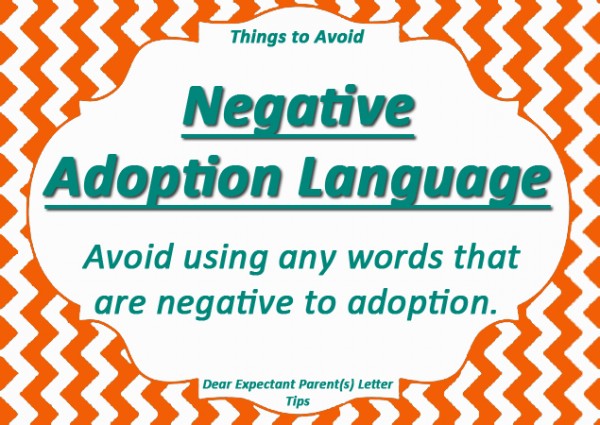 Avoid Negative Language