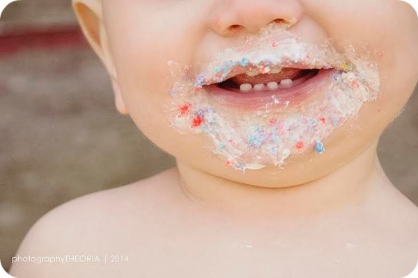 His cake face. Photo-credit //www.photographytheoria.com/