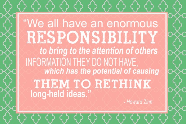 adoption taboo topics howard zinn quote responsibility 