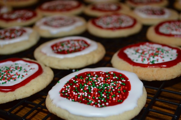 Bake and decorate cookies. 