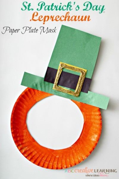 Leprechaun Paper Plate Mask