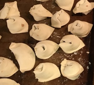 Homemade dumplings