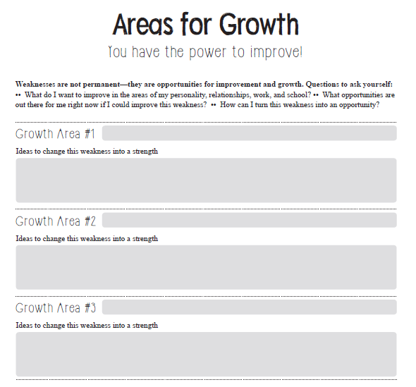 growth areas