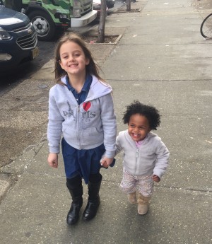 Kaylin & Julia (walking sisters)