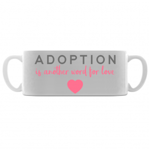 adoption mug