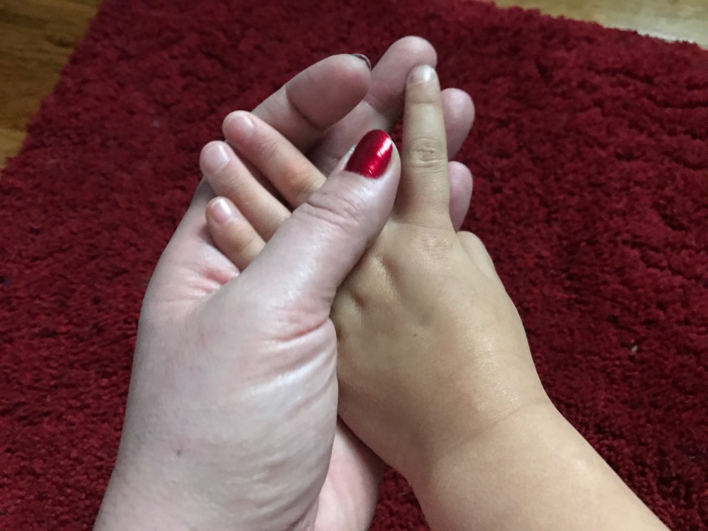 Holding my son's hand helped me find the words to pen