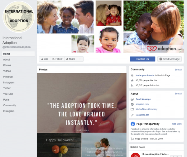 On Facebook, there are many great groups and pages related to adoption. Here is our list of top groups and pages to follow.