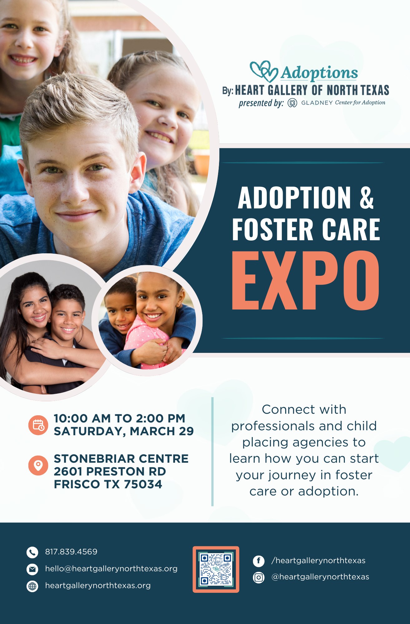 Child Adoption & Foster Care Expo | Stonebriar Centre in Frisco | 3/29/25