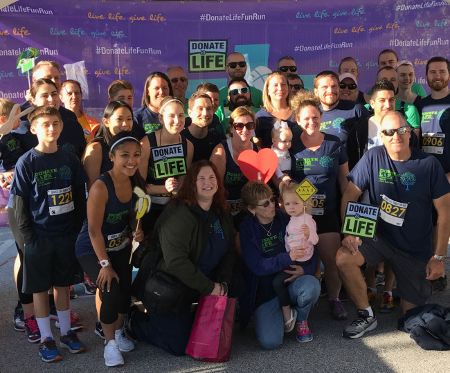 We had 27 people, run a 5K with us six months post transplant.