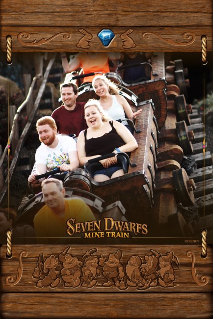 Seven Dwarves Mine coaster! We both really enjoyed this one as well. 