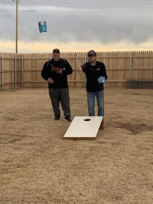 Corn-hole fun! 