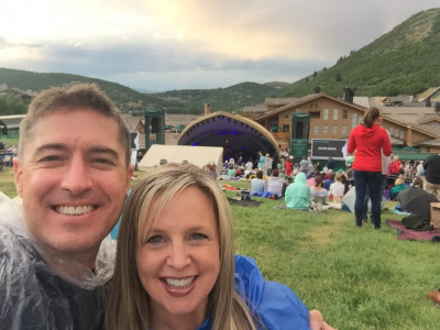 We love going to outdoor concerts at Deer Valley, even when it rains!!! :) Who doesn't love wearing a poncho?