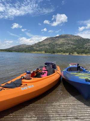 We love to go kayaking! We pack a lunch & plenty of water & head out to a local lake or river. We stop around halfway & have lunch then head back home