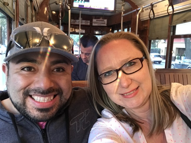 On the Trolley in New Orleans