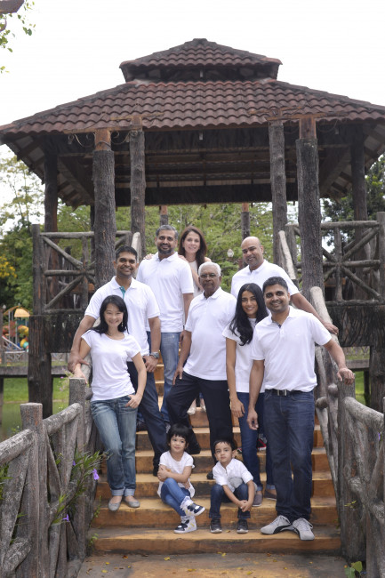 Parthi's family at our 2 year reunion.