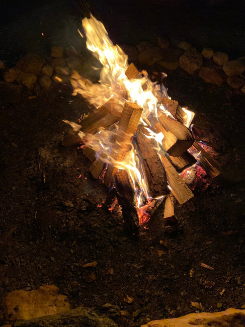 Winter bonfires