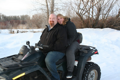 We love riding the 4-wheelers in the mountains, in the backyard, and to plow snow from the driveway.