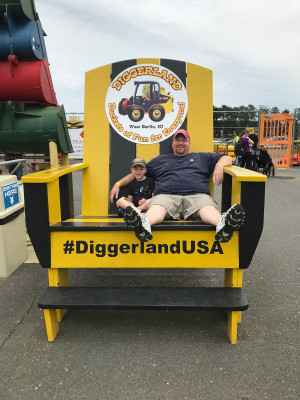 Tracy will always look for a theme park when traveling.  Diggerland had different kinds of rides that Cullin enjoyed the most!
