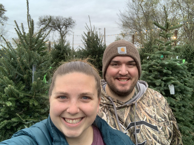 Picking out our Christmas tree 2020. This is one of our favorite traditions. We go the day after Thanksgiving every year. 