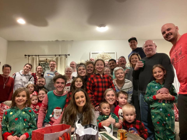 Big Christmas with all Jim's family in Colorado. 