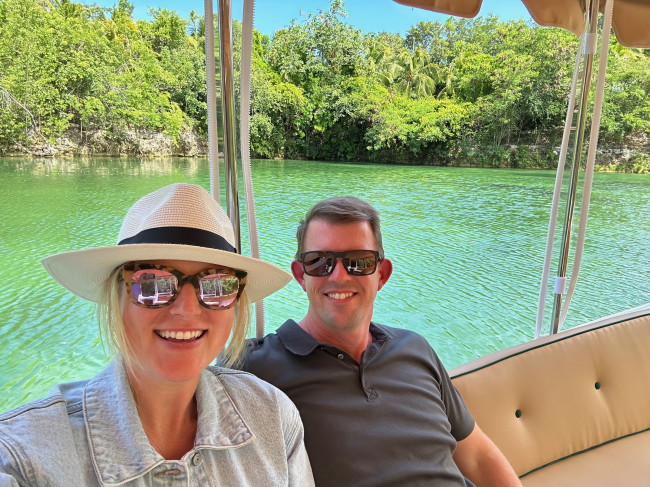 JJ & Lo celebrated JJ's 40th birthday with friends in Mexico. Cheers to the best year yet!