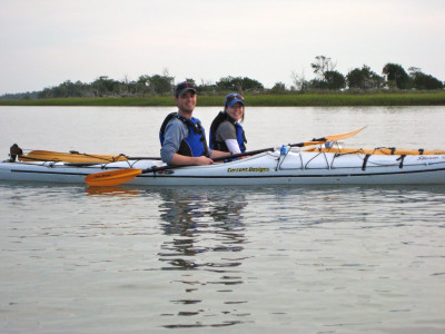Kayaking on the Intercoastal Waterway in Charleston, SC
