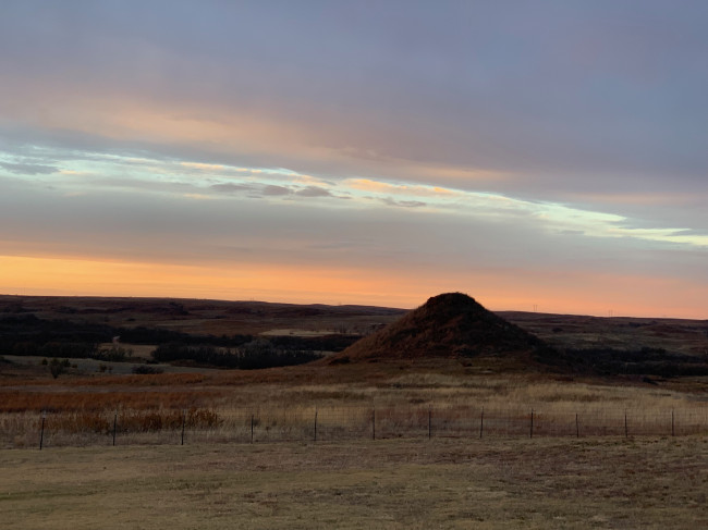 Ranch sunset