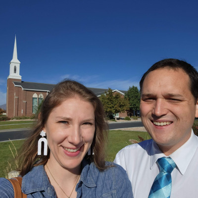 As Christians, we are active in our congregation. We regularly attend church, and serve in a variety of ways. We plan to raise our children in The Church of Jesus Christ of Latter-day Saints faith.