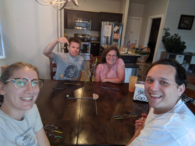 Board games have become a fun thing to collect and share. When we hang out with friends, we always come prepared with a few games to share!