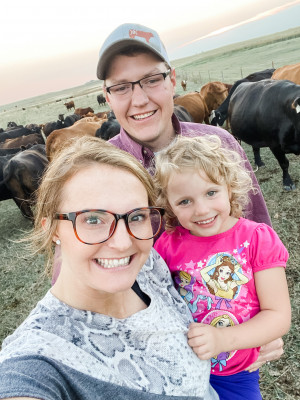 One of our favorite things to do is check cattle and work cattle together! 
