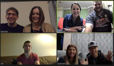 Family Zoom Night! COVID all our worlds in lots of ways, but one of the best things was that we started a weekly family Zoom call with Brianna's siblings that's still going strong, 18 months later!