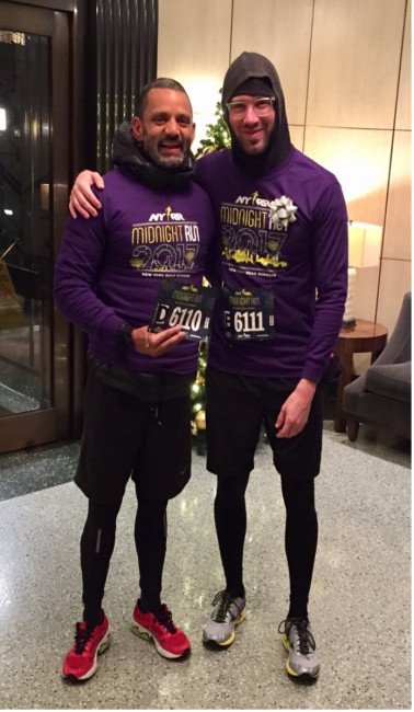 Zach and Rob go for a run on New Year's Eve