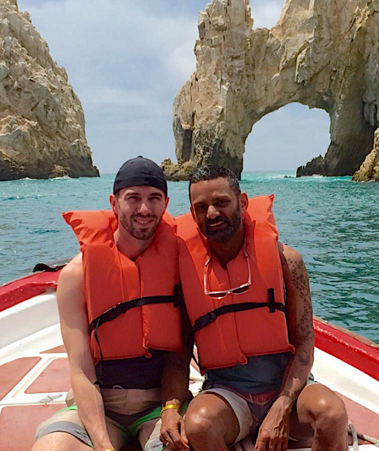 Zach and Rob in Cabo