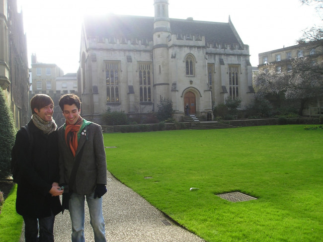 We met at Oxford University, England. Tyler studied China and Peter studied German & Russian.
