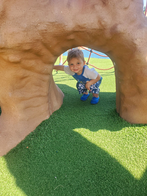 Fun at one of the local parks