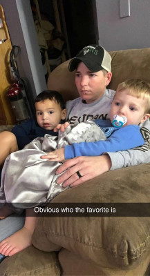 JaNel with two of her nephews