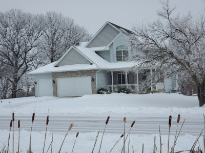 Our house in Iowa.
