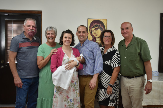 Both of Juliana's grandparents got to come to her baptism.